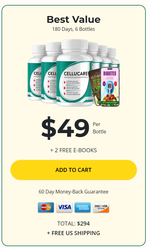 Buy CelluCare 6 Bottle